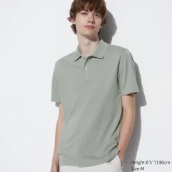 T-Shirts & Oberteile*UNIQLO Airism Baumwolle Pique Poloshirt
