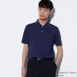 T-Shirts & Oberteile*UNIQLO Airism Baumwolle Pique Poloshirt