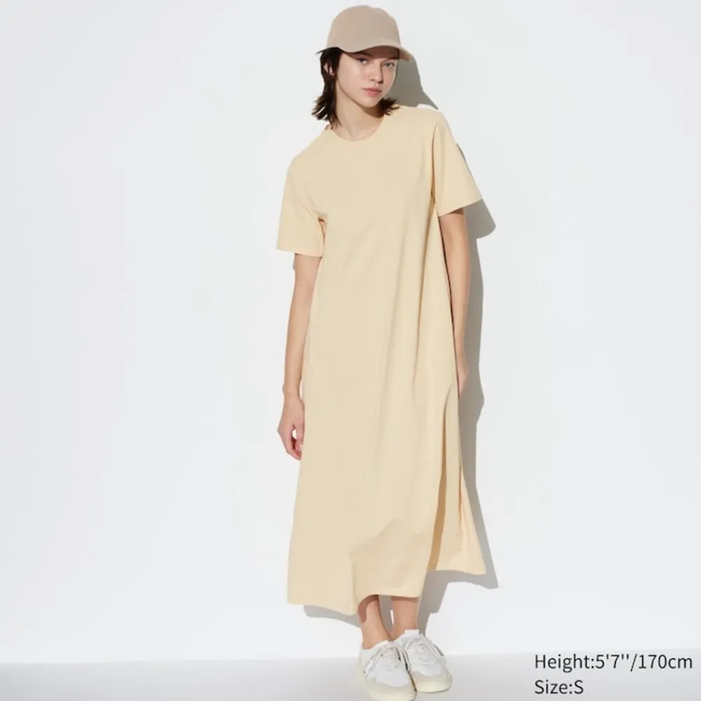 Kleider, Jumpsuits & Overalls*UNIQLO Airism Baumwolle T-Shirt-Kleid