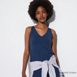 Bh-Tops, Tanktops & Trägertops*UNIQLO Airism Bh-Tanktop Mit V-Ausschnitt