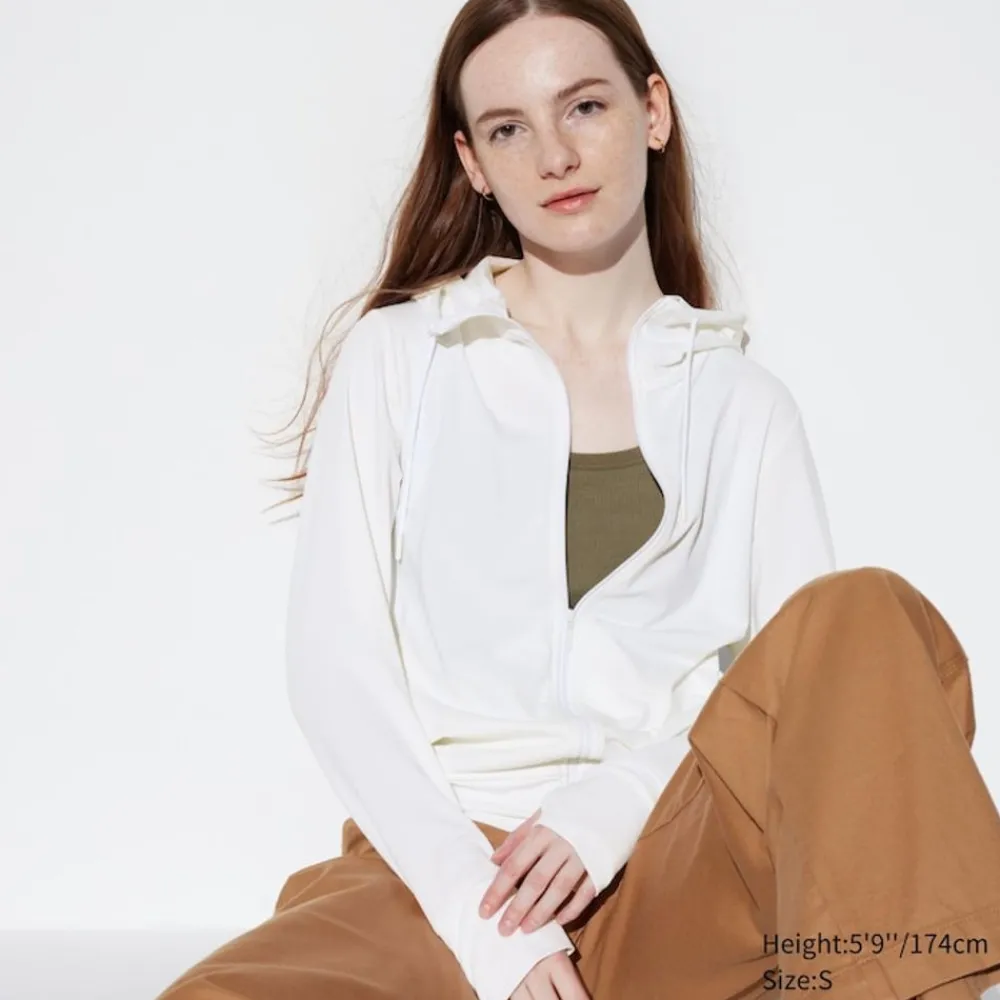 Sweatshirts, Hoodies & Jogginghosen*UNIQLO Airism Mesh Sweatjacke Mit Kapuze Und Uv-Schutz