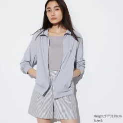 Sweatshirts, Hoodies & Jogginghosen*UNIQLO Airism Mesh Sweatjacke Mit Kapuze Und Uv-Schutz