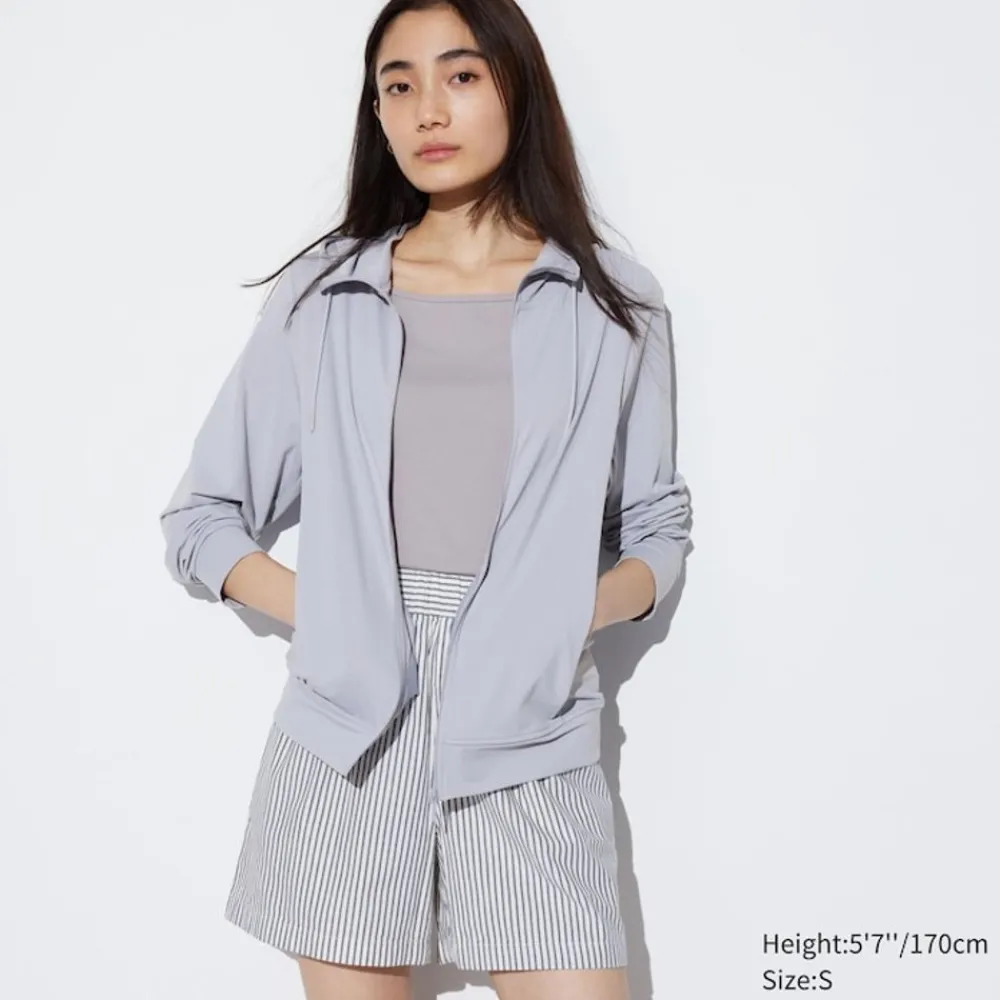 Sweatshirts, Hoodies & Jogginghosen*UNIQLO Airism Mesh Sweatjacke Mit Kapuze Und Uv-Schutz