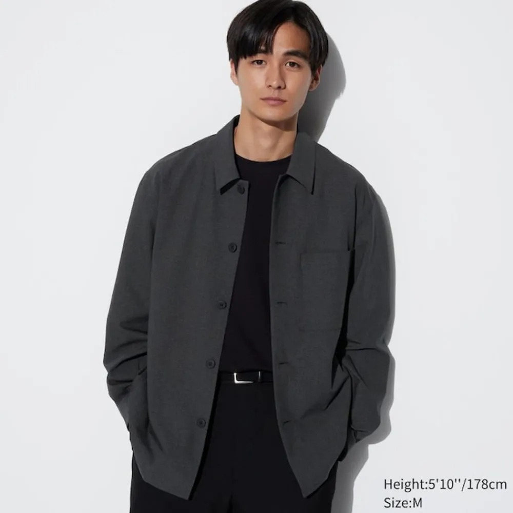 Mäntel, Jacken, Parka & Westen*UNIQLO Airsense Hemdjacke (Wolloptik)