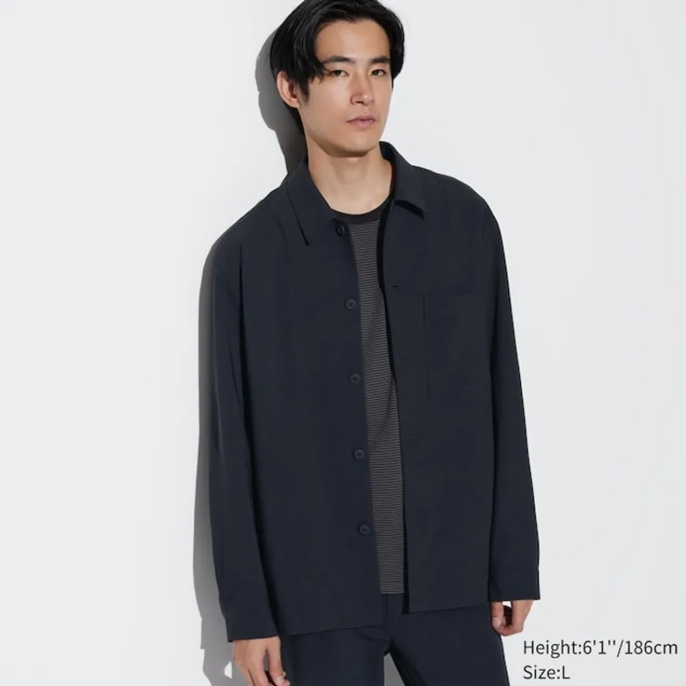 Mäntel, Jacken, Parka & Westen*UNIQLO Airsense Hemdjacke (Wolloptik)