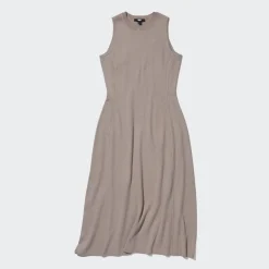 Kleider, Jumpsuits & Overalls*UNIQLO Armelloses Baumwolle Strickkleid