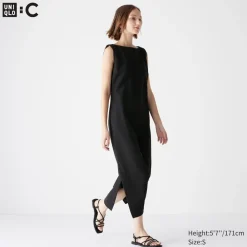 Kleider, Jumpsuits & Overalls*UNIQLO Armelloses Krepp Jersey Kleid