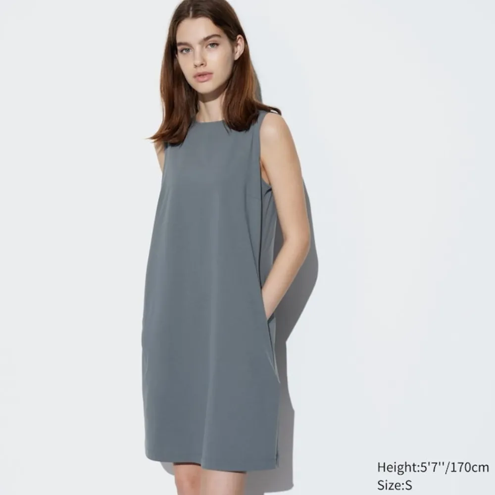 Kleider, Jumpsuits & Overalls*UNIQLO Armelloses Ultra Stretch Airism Minikleid