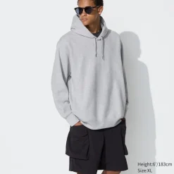 Sweatshirts, Hoodies & Jogginghosen*UNIQLO Baumwolle Hoodie Grau