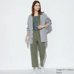 Hosen, Leggings & Jogginghosen*UNIQLO Baumwolle Hose In 7/8-Lange (Relaxed Fit)