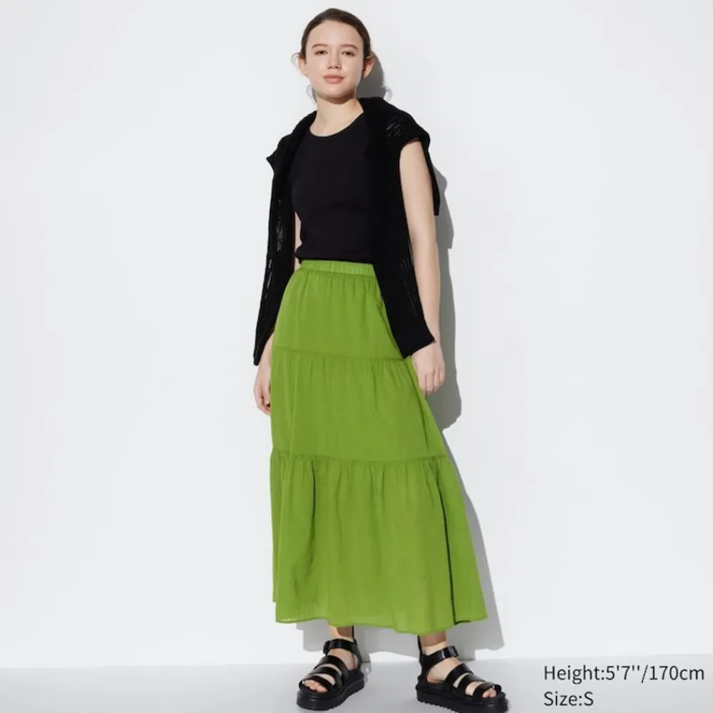 Röcke*UNIQLO Baumwolle Stufenrock