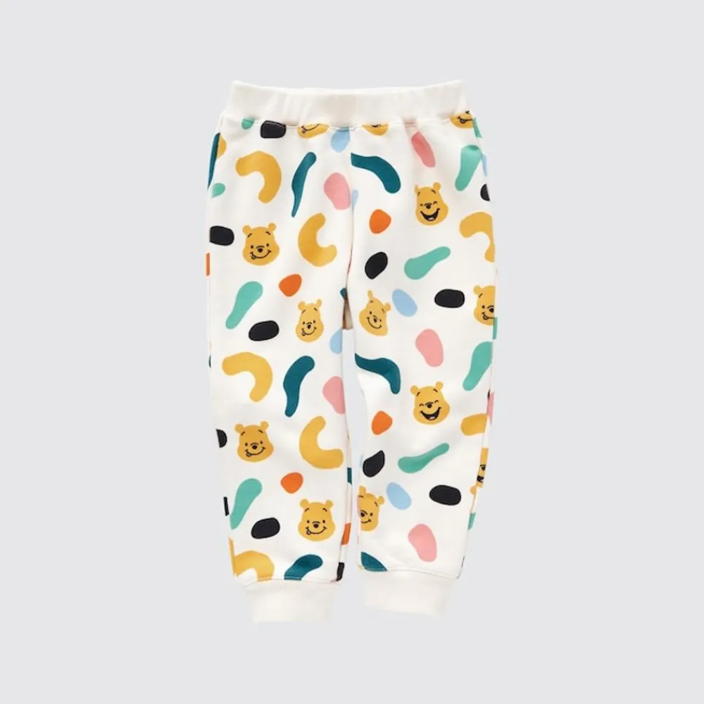 Leggings*UNIQLO Bring A Smile With Disney Ut Bedruckte Jogginghose Grauweis