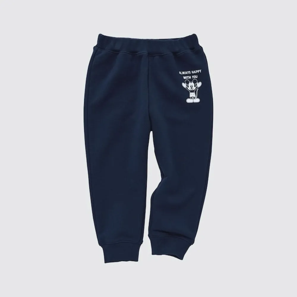 Leggings*UNIQLO Bring A Smile With Disney Ut Bedruckte Jogginghose Dunkelblau