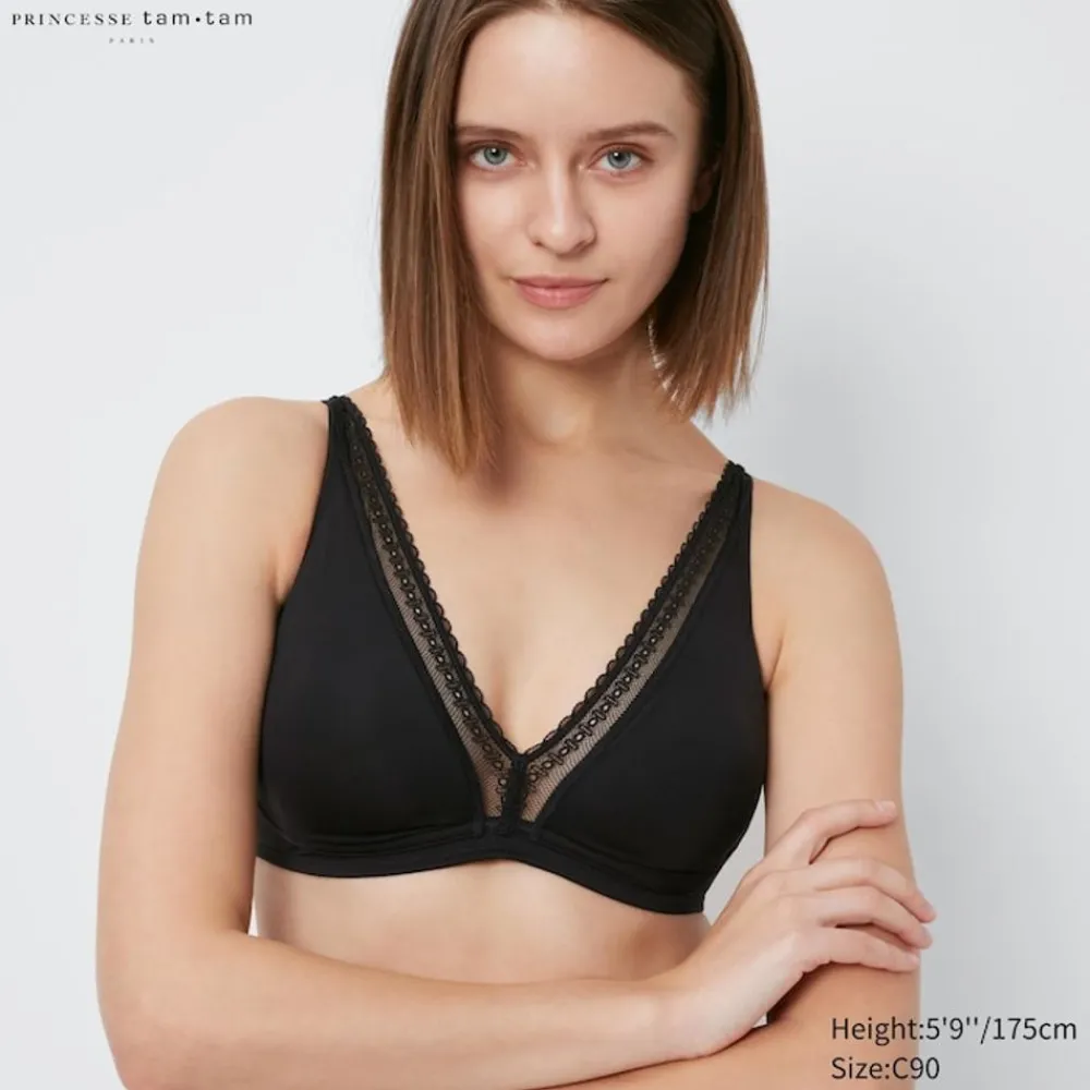Bhs & Unterwäsche*UNIQLO Bugelloser Mikrofaser Bh
