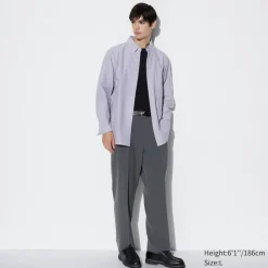 Hosen, Chinos & Jogginghosen*UNIQLO Bundfaltenhose (Wide Fit)