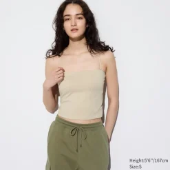 T-Shirts & Oberteile*UNIQLO Cropped Airism Bh-Schlauchtop