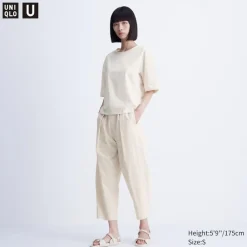 Hosen, Leggings & Jogginghosen*UNIQLO Cropped Parachute Hose