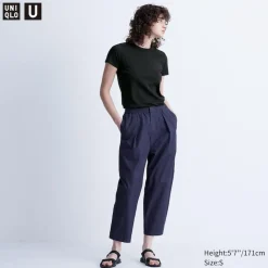 Hosen, Leggings & Jogginghosen*UNIQLO Cropped Parachute Hose