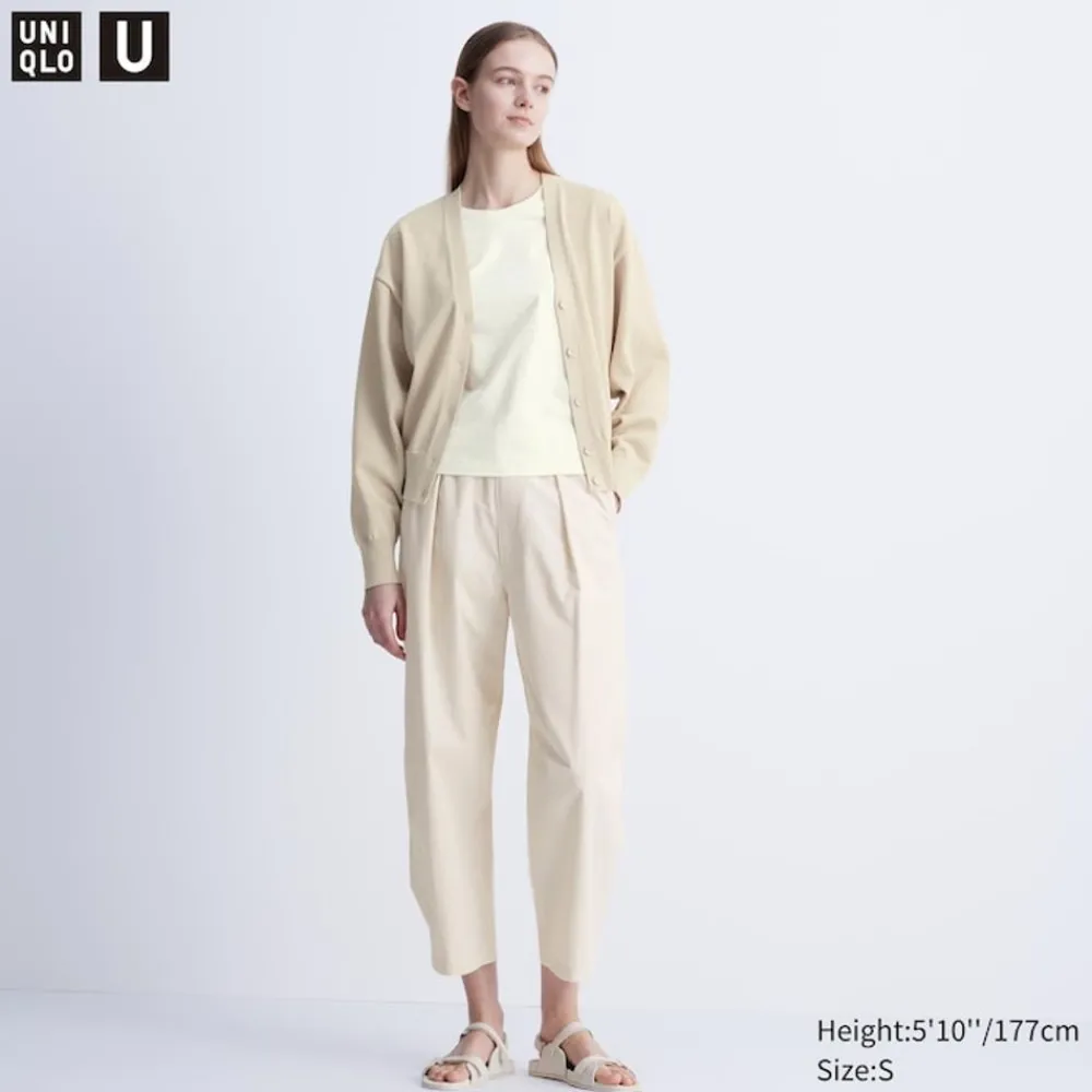 Hosen, Leggings & Jogginghosen*UNIQLO Cropped Parachute Hose (Lang)