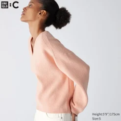 Pullover & Strickjacken*UNIQLO Cropped Pullover Mit V-Ausschnitt