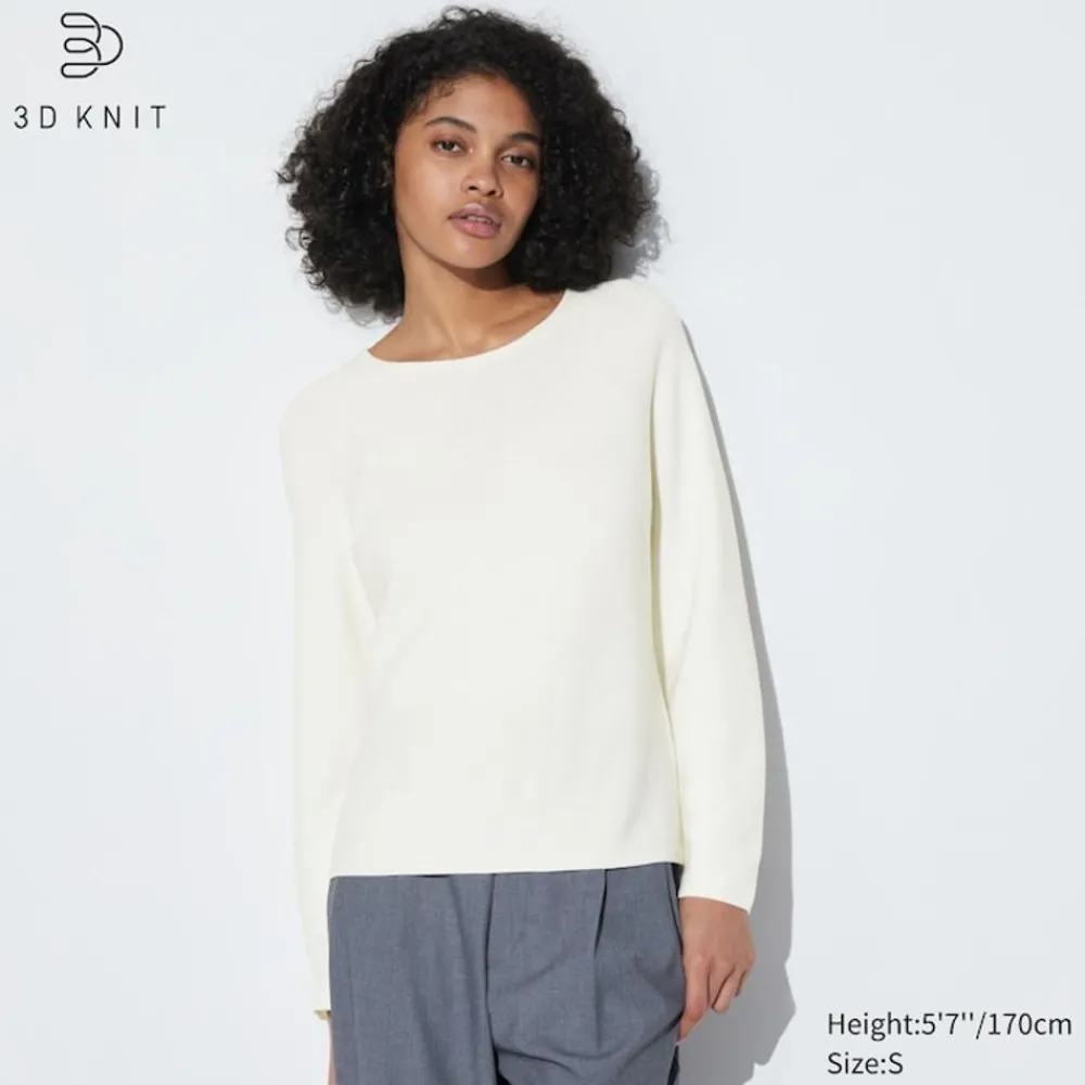 Pullover & Strickjacken*UNIQLO 3D Knit Nahtloser Baumwolle Pullover