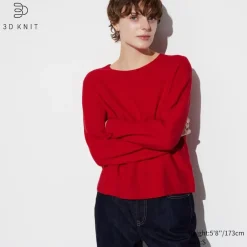 Pullover & Strickjacken*UNIQLO 3D Knit Nahtloser Baumwolle Pullover