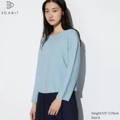 Pullover & Strickjacken*UNIQLO 3D Knit Nahtloser Baumwolle Pullover