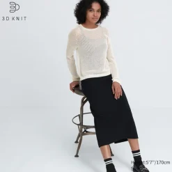 Pullover & Strickjacken*UNIQLO 3D Knit Nahtloser Mesh Pullover
