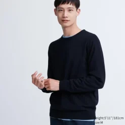 Pullover & Strickjacken*UNIQLO 100% Extra Feine Merinowolle Pullover