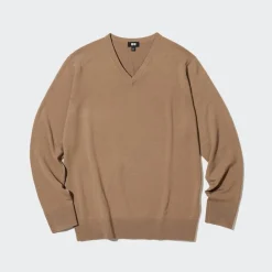 Pullover & Strickjacken*UNIQLO 100% Extra Feine Merinowolle Pullover Mit V-Ausschnitt