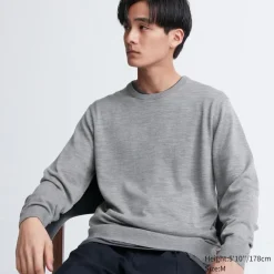 Pullover & Strickjacken*UNIQLO 100 % Extra Feine Merinowolle Pullover