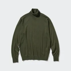 Pullover & Strickjacken*UNIQLO 100 % Extra Feine Merinowolle Rollkragenpullover