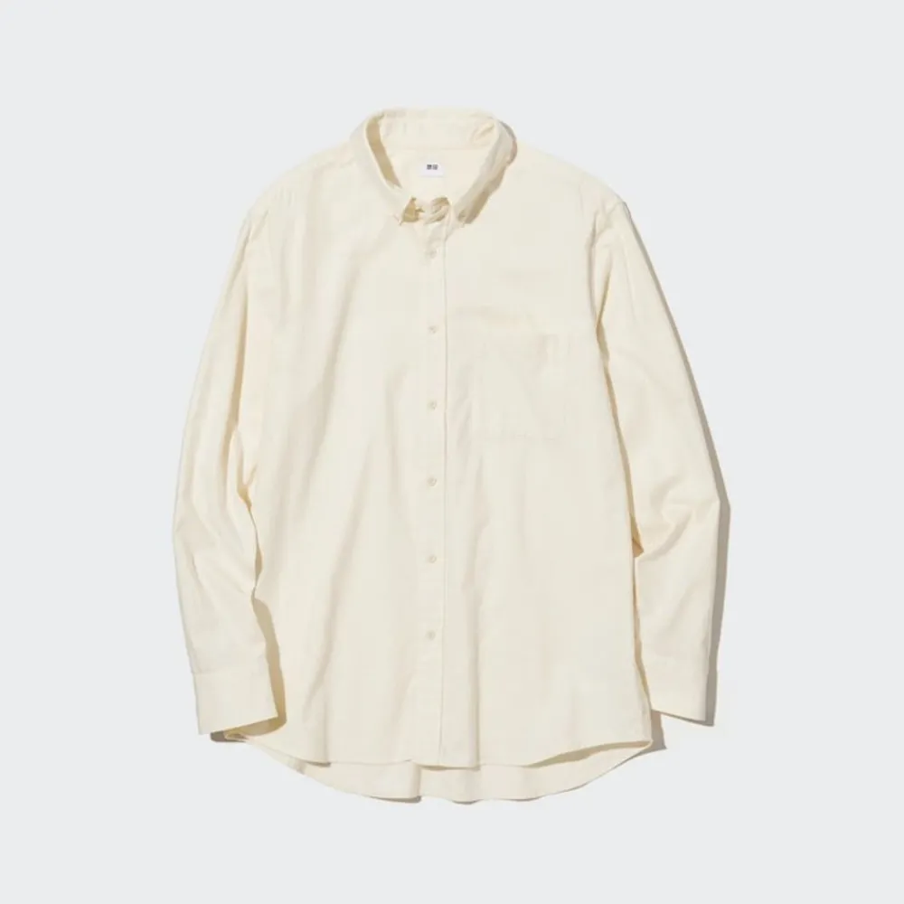 Hemden*UNIQLO Flanell Hemd Grauweis