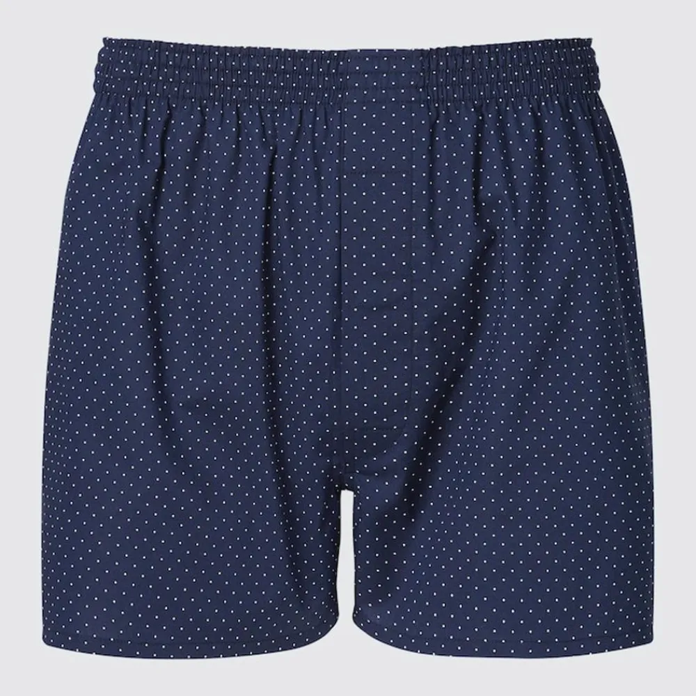 Unterwäsche*UNIQLO Gemusterte Boxershorts Blau