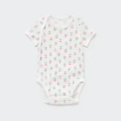 Strampler & Bodys*UNIQLO Gemusterter Kurzarm Body