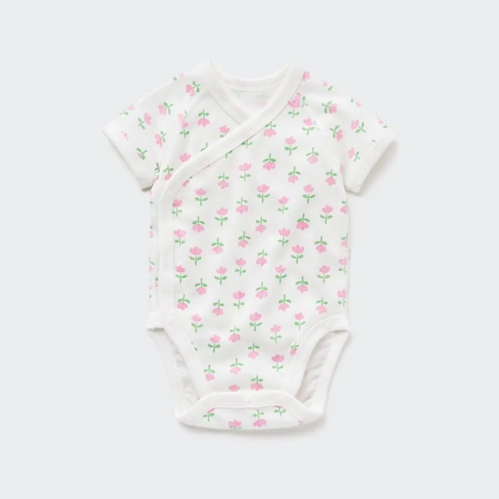 Strampler & Bodys*UNIQLO Gemusterter Kurzarm Body