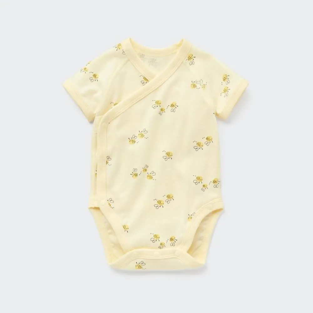 Strampler & Bodys*UNIQLO Gemusterter Kurzarm Body