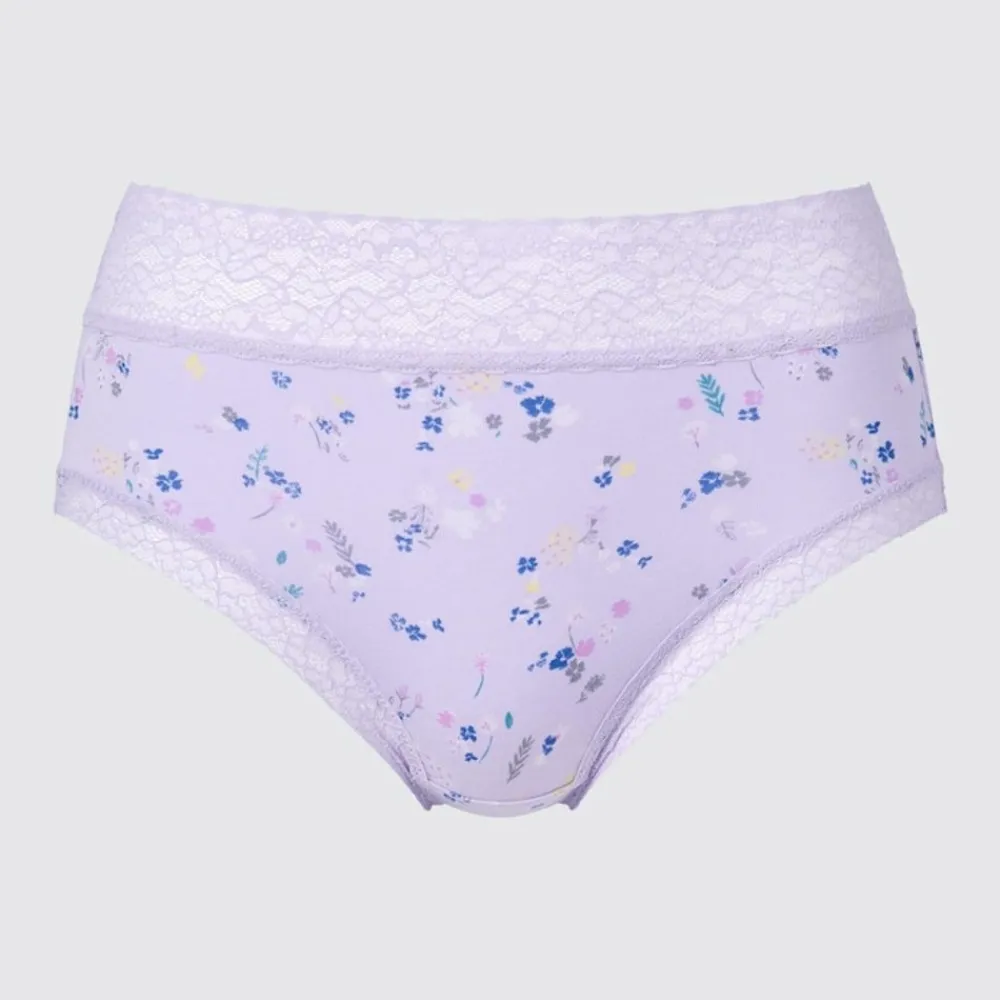 Bhs & Unterwäsche*UNIQLO Gemusterter Slip Mit Hohem Bund