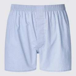 Unterwäsche*UNIQLO Gepunktete Boxershorts Blau