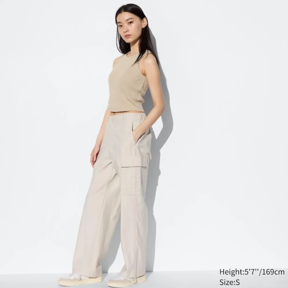 Hosen, Leggings & Jogginghosen*UNIQLO Gerade Cargohose (Wide Fit)