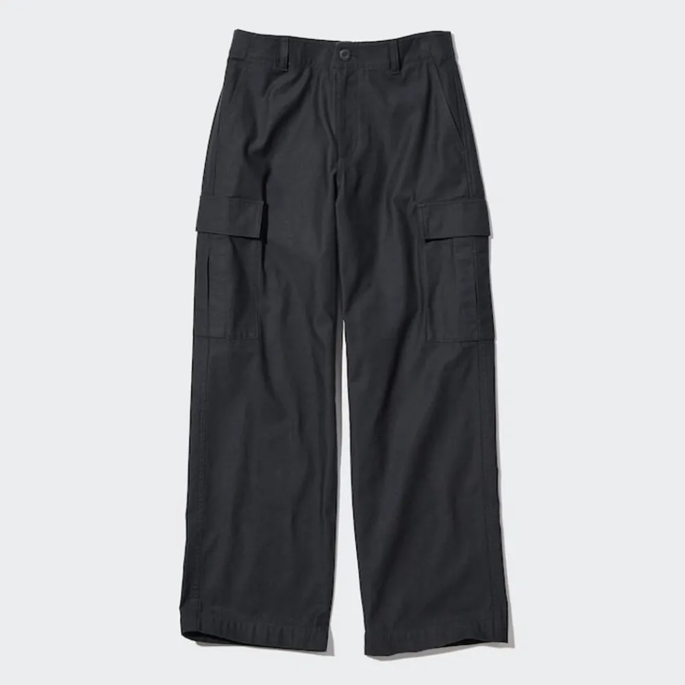 Hosen, Leggings & Jogginghosen*UNIQLO Gerade Cargohose (Wide Fit, Lang)