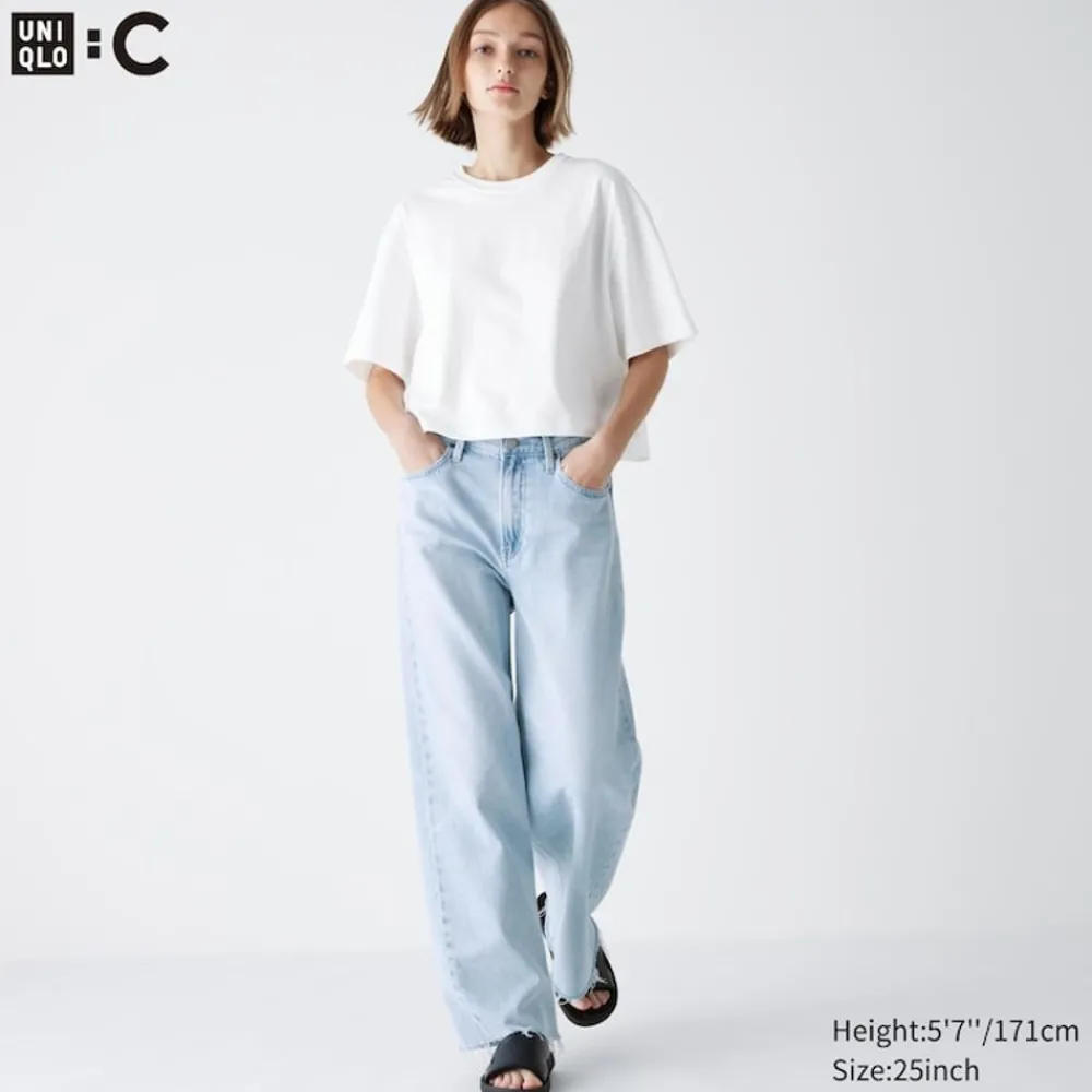 Jeans*UNIQLO Gerade Jeans (Wide Fit)