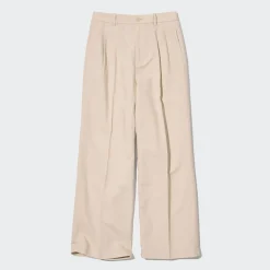 Hosen, Leggings & Jogginghosen*UNIQLO Gerade Leinenmix Hose (Wide Fit)