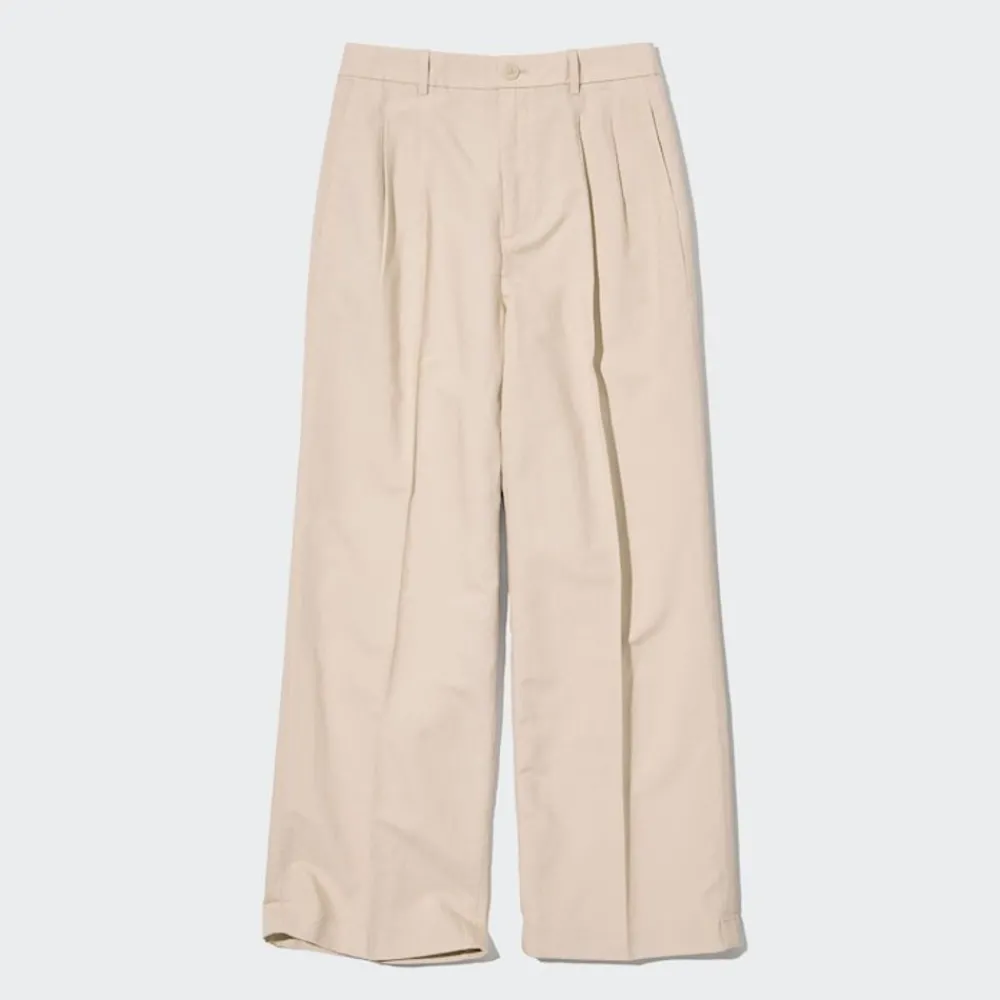 Hosen, Leggings & Jogginghosen*UNIQLO Gerade Leinenmix Hose (Wide Fit)