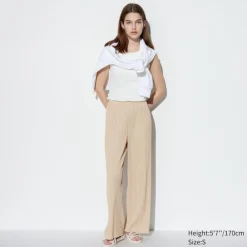 Hosen, Leggings & Jogginghosen*UNIQLO Gerade Plisseehose