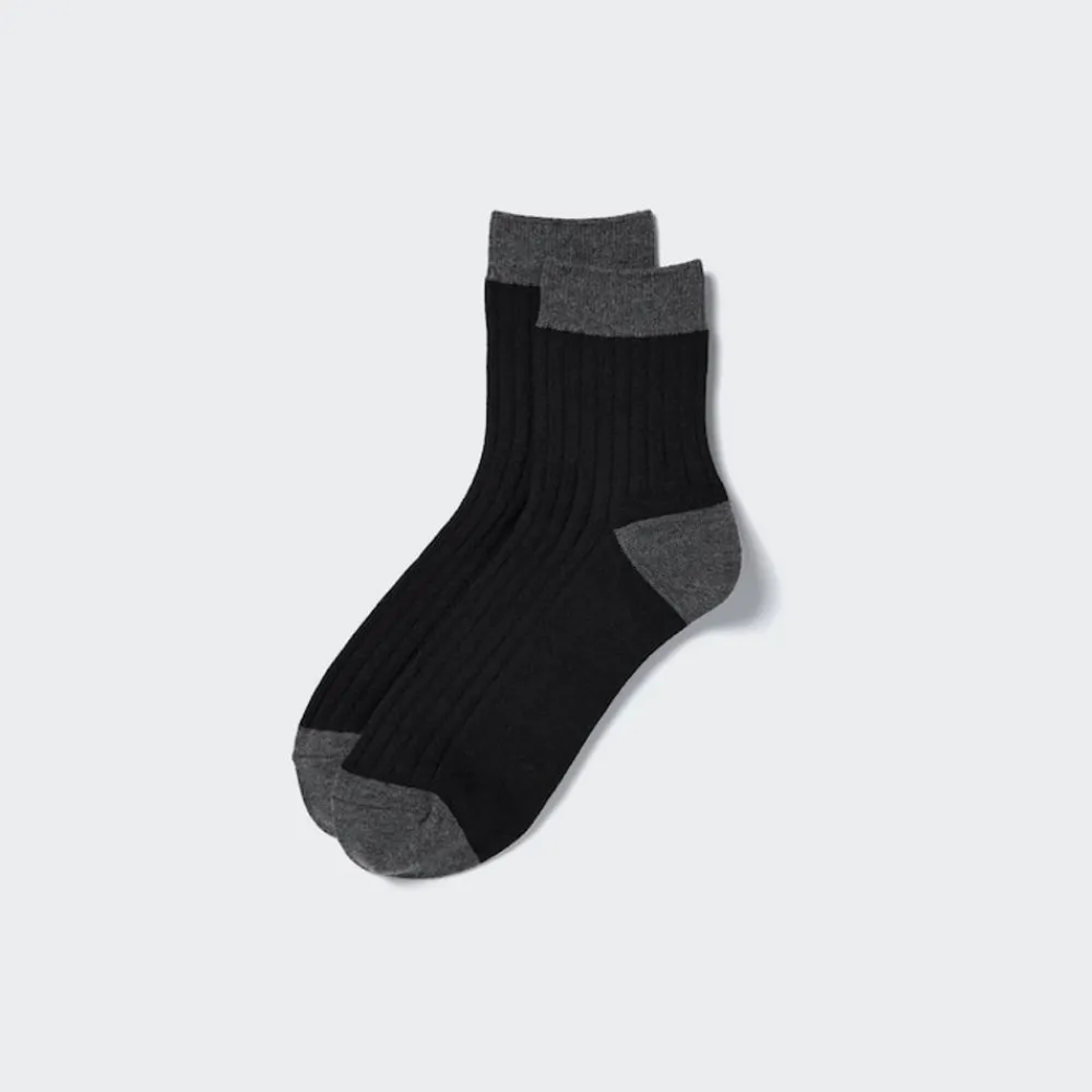 Socken*UNIQLO Gerippte Halbsocken
