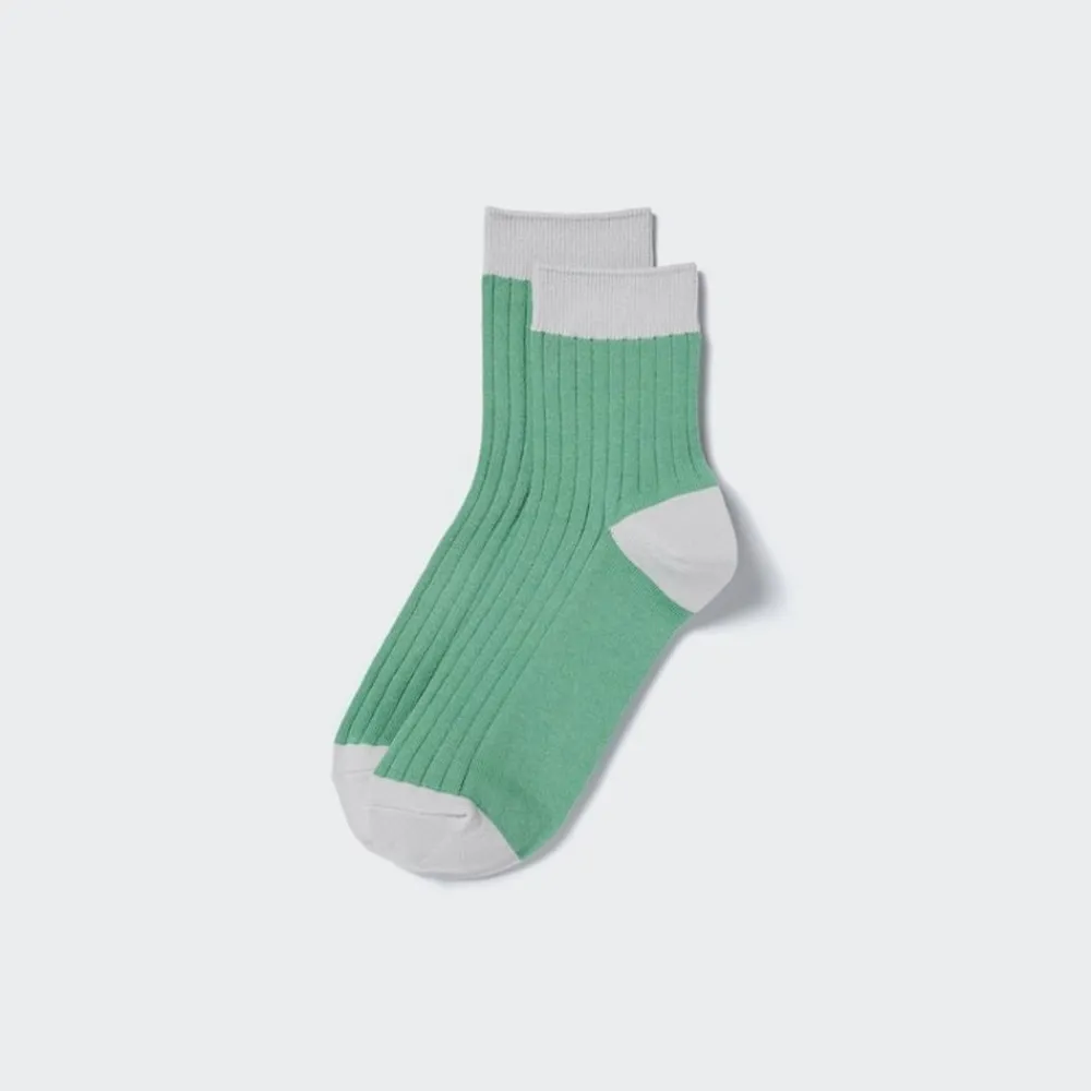 Socken*UNIQLO Gerippte Halbsocken