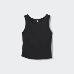 T-Shirts & Oberteile*UNIQLO Geripptes Cropped Bh-Tanktop