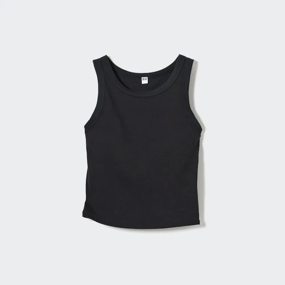 T-Shirts & Oberteile*UNIQLO Geripptes Cropped Bh-Tanktop