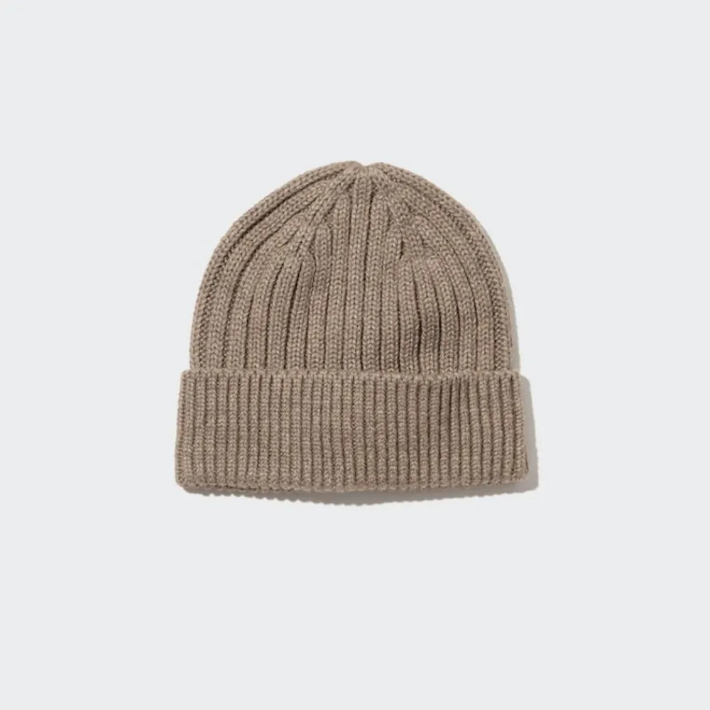 Accessoires & Taschen*UNIQLO Geripptes Heattech Thermo Beanie